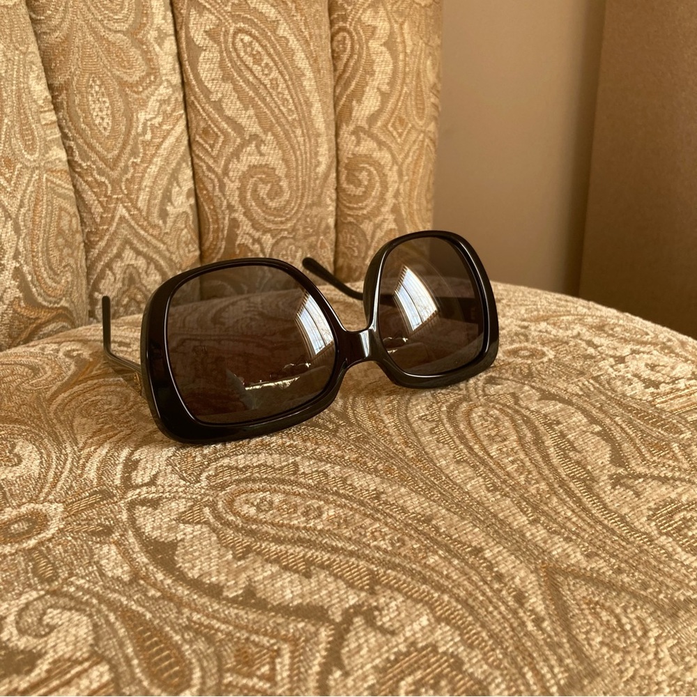 TORY BURCH | TY7112 Polarized Square Sunglasses Black Grey Gradient 57mm NEW - Picture 3 of 10